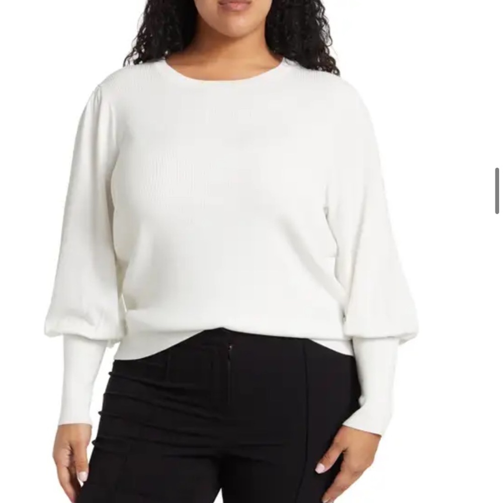 Halogen Puff Sleeve Sweater